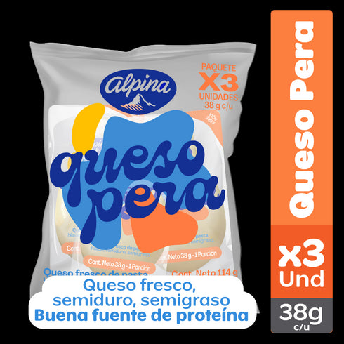 QUESO PERA 3U 38G ALPINA